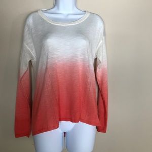 Elan Sweater top with open back. Acrylic. Size S